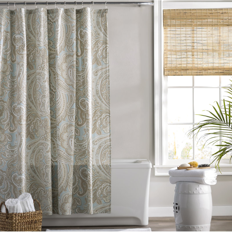 Three Posts Berner Cotton Single Shower Curtain & Reviews Wayfair